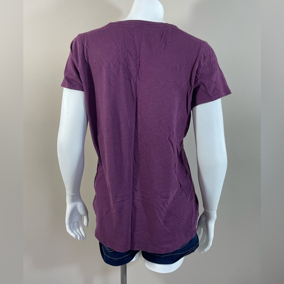 VS Pink Purple Basic SS Top - Picture 2 of 6